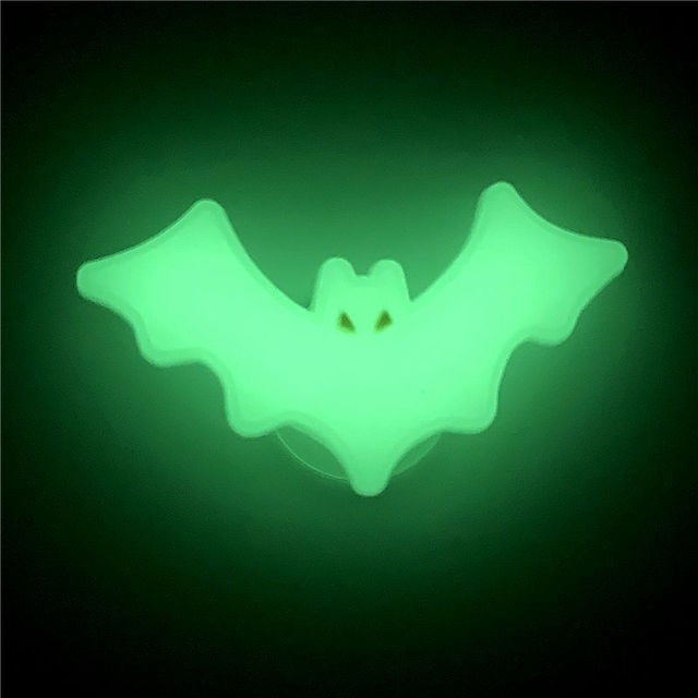 Nightmare Before Christmas Shoe Charms Luminous Vampire Bat Jack Sandals Accessories Ghost Croc Decorations