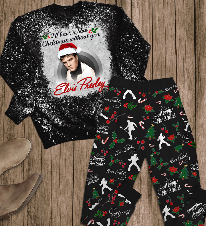 EP 2D Christmas Pajamas Sweatshirt & Sweatpants Set 011+12 - MAITM530