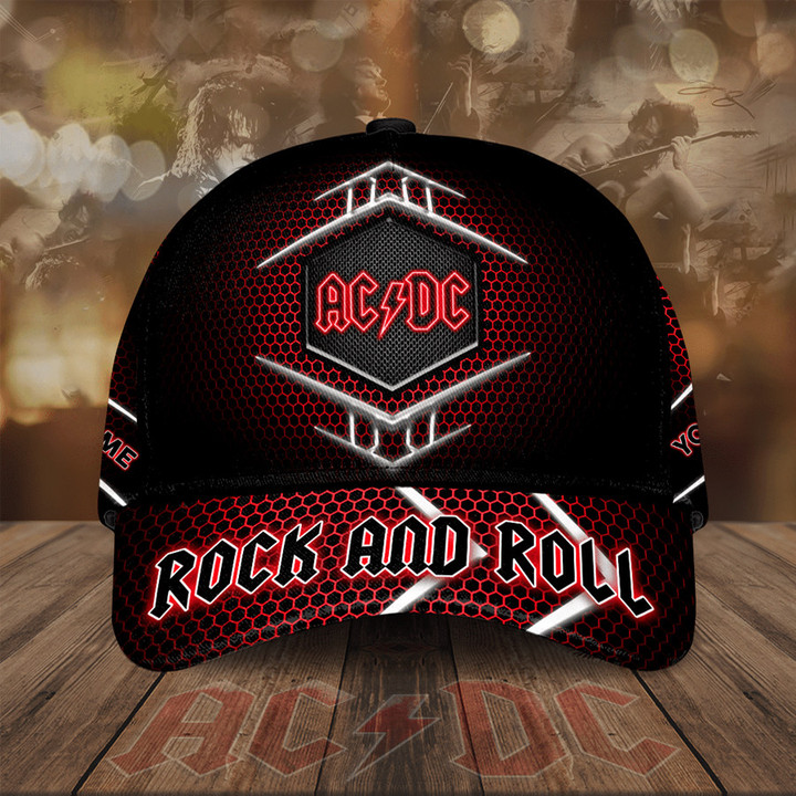 ACDC Band Personalized Rock Music Classic Cap Vintage Rock