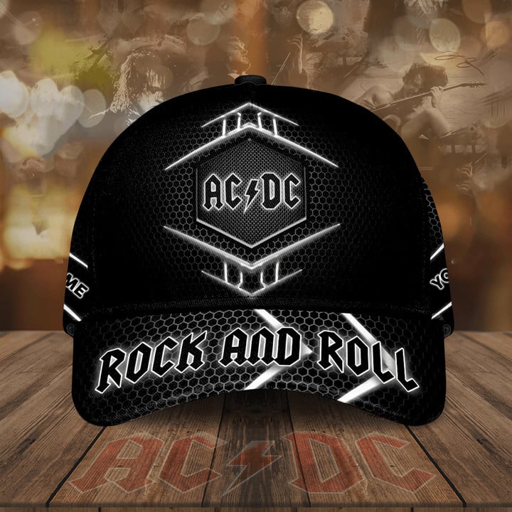 ACDC Band Classic Cap Personalized Rock Music Classic Cap Vintage Rock 3AMSYH02-GHclassiccap