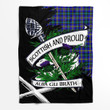 Weir Scottish Pride Tartan Fleece Blanket