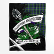 Baillie Scottish Pride Tartan Fleece Blanket