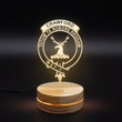 Crawford Clan Badge 3D Lamp
