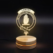 Lamont Clan Badge 3D Lamp