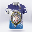 Allardice Clan Crest Scotland Polo T-Shirt