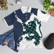 Abercrombie Clan Badge Lion Thistle Polo Shirt