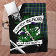 Baillie Scottish Pride Tartan Fleece Blanket
