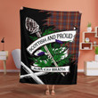 Ainslie Scottish Pride Tartan Fleece Blanket