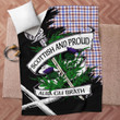 Boswell Scottish Pride Tartan Fleece Blanket