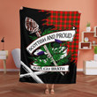 Dunbar Scottish Pride Tartan Fleece Blanket