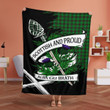 Halkerston Scottish Pride Tartan Fleece Blanket