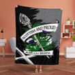 Gladstone Scottish Pride Tartan Fleece Blanket