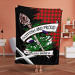 Grant Scottish Pride Tartan Fleece Blanket