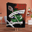 Hepburn Scottish Pride Tartan Fleece Blanket