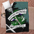 Haliburton Scottish Pride Tartan Fleece Blanket