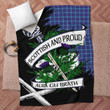 Kirkaldy Scottish Pride Tartan Fleece Blanket