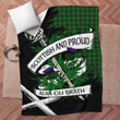 Lundin Scottish Pride Tartan Fleece Blanket
