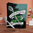 Irvine Scottish Pride Tartan Fleece Blanket