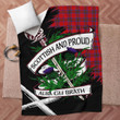Leslie Scottish Pride Tartan Fleece Blanket