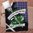 Kinnaird Scottish Pride Tartan Fleece Blanket