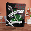 Crawford Scottish Pride Tartan Fleece Blanket