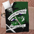Kinloch Scottish Pride Tartan Fleece Blanket
