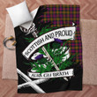Carnegie Scottish Pride Tartan Fleece Blanket