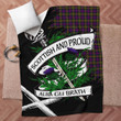 Macdonell Of Glengarry Scottish Pride Tartan Fleece Blanket