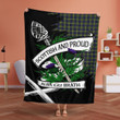 Colquhoun Scottish Pride Tartan Fleece Blanket