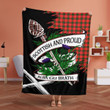 Macfie Of Dreghorn Scottish Pride Tartan Fleece Blanket