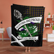 Maclellan Scottish Pride Tartan Fleece Blanket