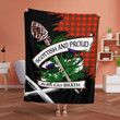 Maxtone Scottish Pride Tartan Fleece Blanket