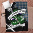 Napier Scottish Pride Tartan Fleece Blanket