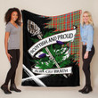 Ogilvie Scottish Pride Tartan Fleece Blanket
