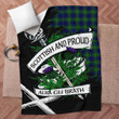 Oliphant Scottish Pride Tartan Fleece Blanket