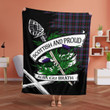 Nairn Scottish Pride Tartan Fleece Blanket