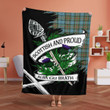 Paisley Scottish Pride Tartan Fleece Blanket