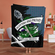 Sandilands Scottish Pride Tartan Fleece Blanket