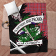 Udny Scottish Pride Tartan Fleece Blanket