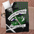 Strang Scottish Pride Tartan Fleece Blanket