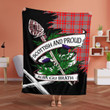 Moubray Scottish Pride Tartan Fleece Blanket
