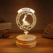 Ainslie Clan Badge 3D Lamp