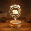 Bethune Clan Badge 3D Lamp