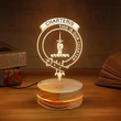 Charteris Earls Of Wemyss Clan Badge 3D Lamp