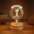 Chisholm Clan Badge 3D Lamp