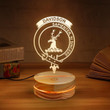 Davidson Clan Badge 3D Lamp