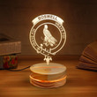 Boswell Clan Badge 3D Lamp