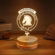 Horsburgh Clan Badge 3D Lamp