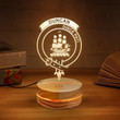 Duncan Clan Badge 3D Lamp