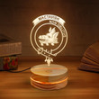 Mactavish Clan Badge 3D Lamp